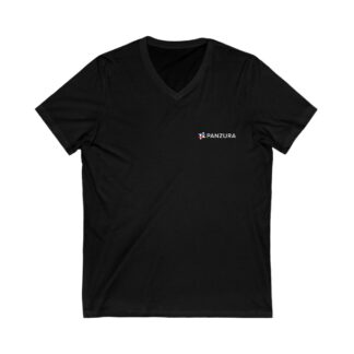 Panzura Pocket Logo Unisex Jersey Short Sleeve V-Neck Tee