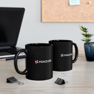 Panzura Black Mug - 11oz